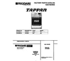 Tappan TGF353BCDD cover diagram