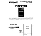 Tappan TGF362BBBE cover diagram