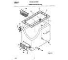 Universal/Multiflex (Frigidaire) MFC07M3BW3 cabinet/control/shelves diagram