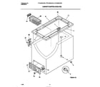 Frigidaire FFC09M5CW2 cabinet/control/shelves diagram