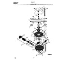 Frigidaire FDB421RFR1 motor & pump diagram