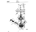 Frigidaire FDB435RFR1 motor & pump diagram