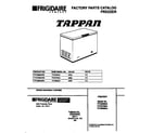 Tappan TFC09M4AW3 cover diagram