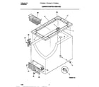 Tappan TFC09M4AW3 cabinet/control/shelves diagram