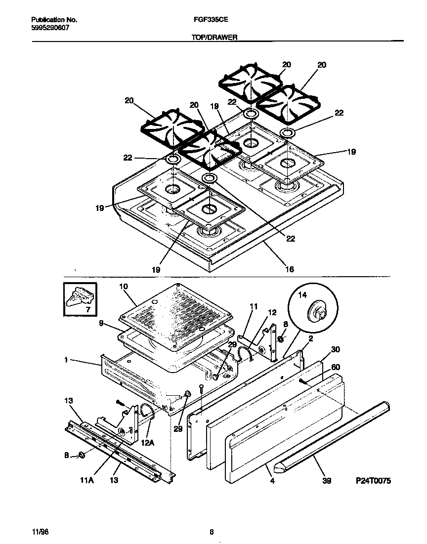 Top/drawer