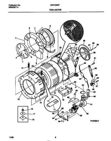 Tub & motor