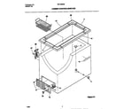 Universal/Multiflex (Frigidaire) MFC05M3BW3 cabinet/control/shelves diagram