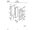 Frigidaire FRS22WNCW4 refrigerator door diagram