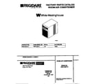 White-Westinghouse WAK103F1V1 cover diagram