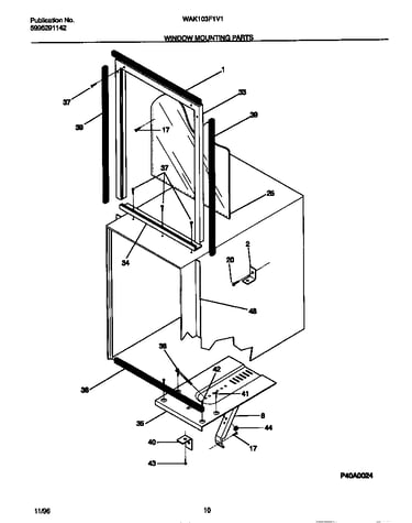 Window mounting parts