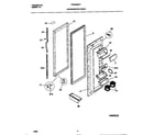 Frigidaire FRS22ZGEW1 refrigerator door diagram