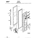 Universal/Multiflex (Frigidaire) MRS22WNED2 freezer door diagram