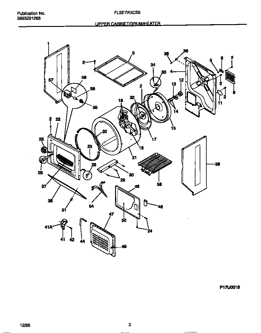 UPPER CABINET/DRUM/HEATER