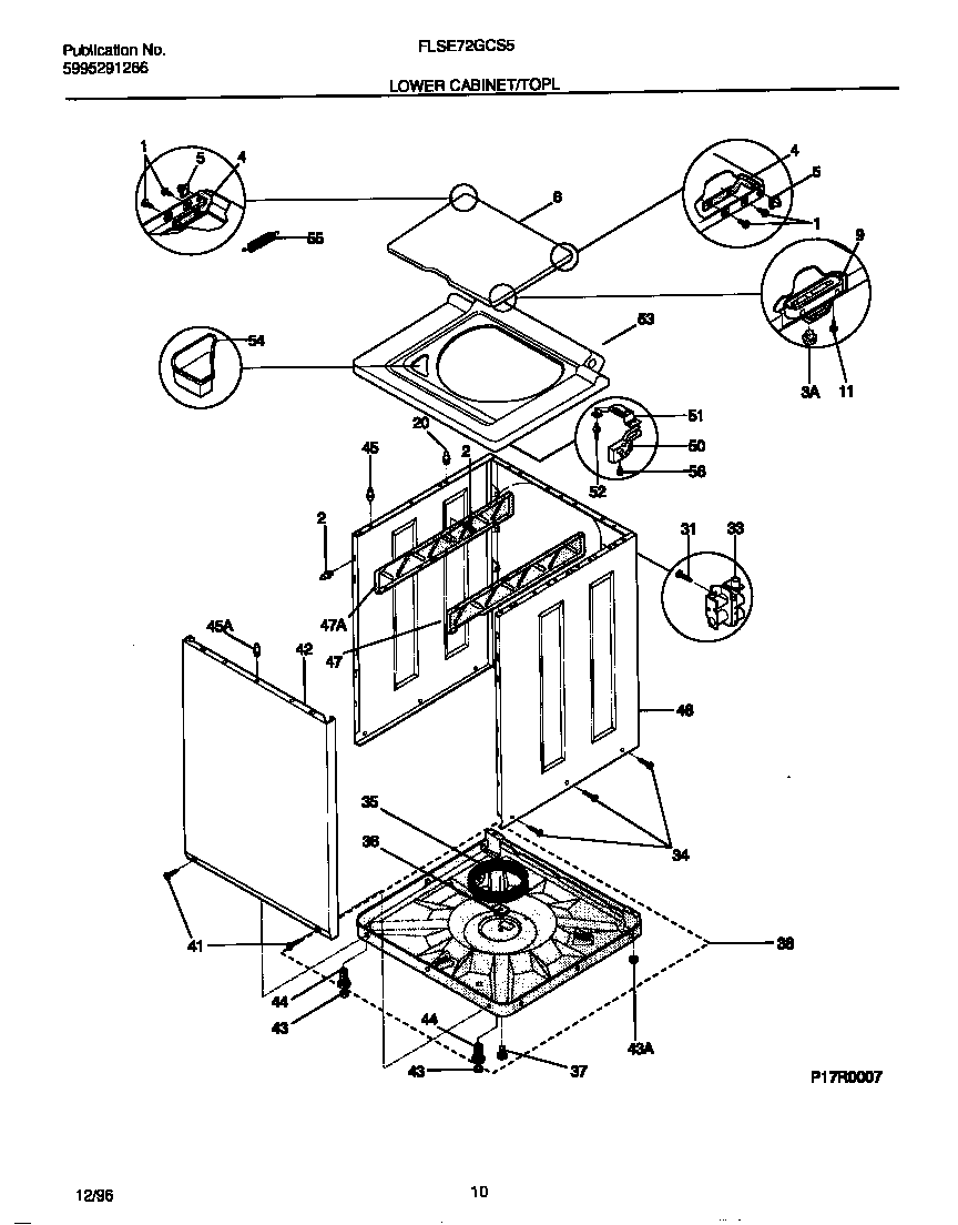 Lower cabinet/top