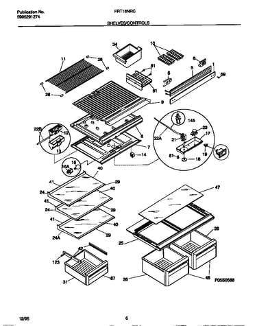 Shelves/controls