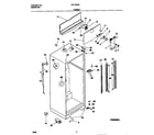 Frigidaire FRT18PRCW4 cabinet diagram