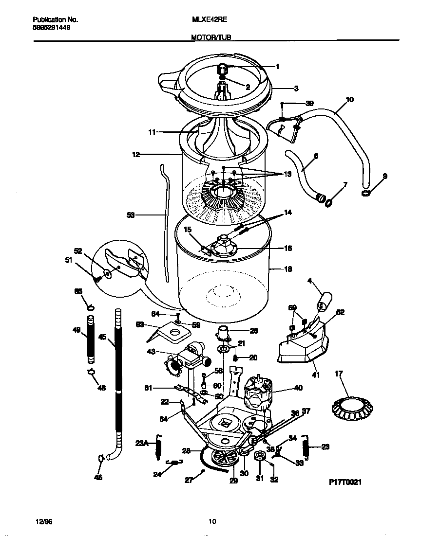 MOTOR/TUB