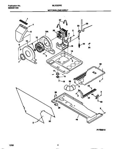 Motor/blower/belt