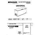 Universal/Multiflex (Frigidaire) MFC15D4FW0 cover diagram