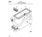 Universal/Multiflex (Frigidaire) MFC15D4FW0 cabinet/control/shelves diagram