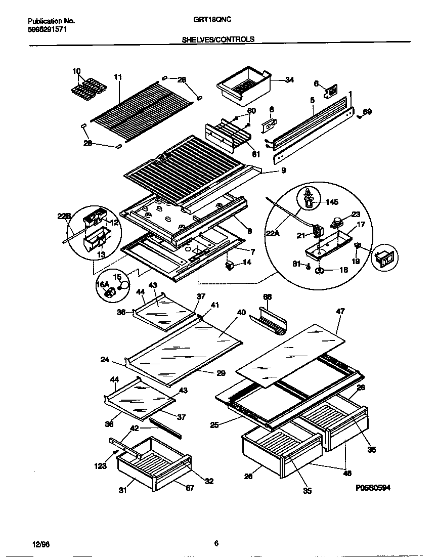 SHELVES/CONTROLS