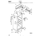 Universal/Multiflex (Frigidaire) MRT18BSCW2 cabinet diagram