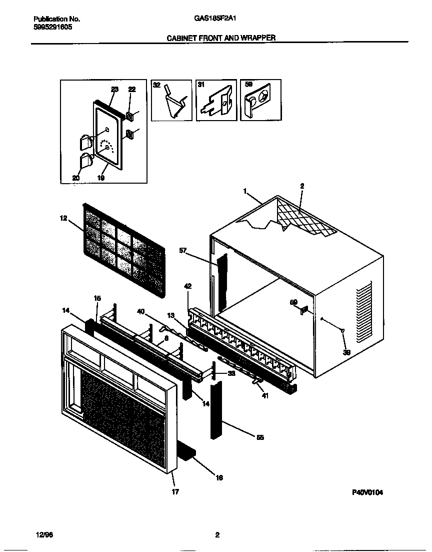 CABINET FRONT AND WRAPPER