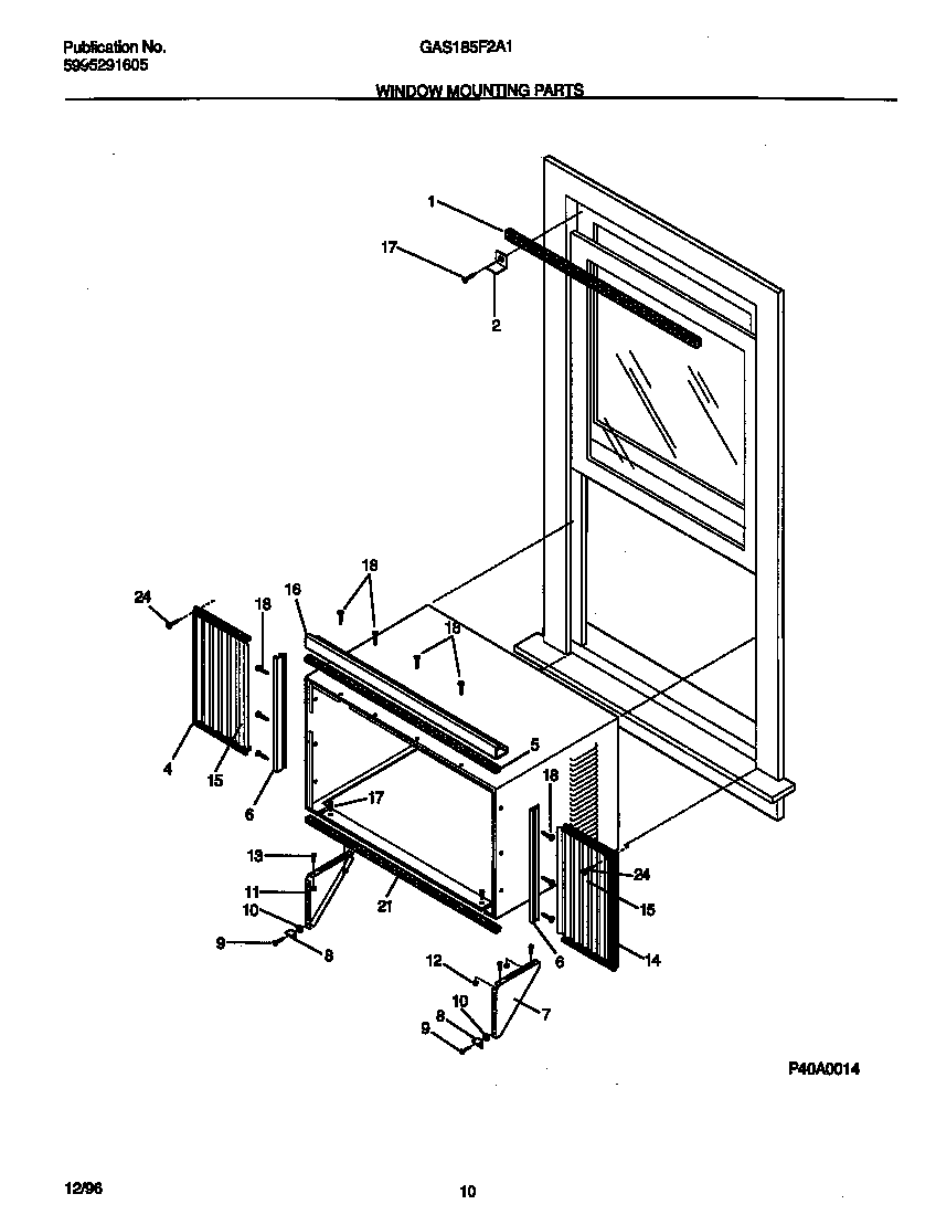 WINDOW MOUNTING PARTS