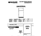 Universal/Multiflex (Frigidaire) MRT18CSEW1 cover diagram