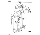 Universal/Multiflex (Frigidaire) MRT18DNED3 cabinet diagram