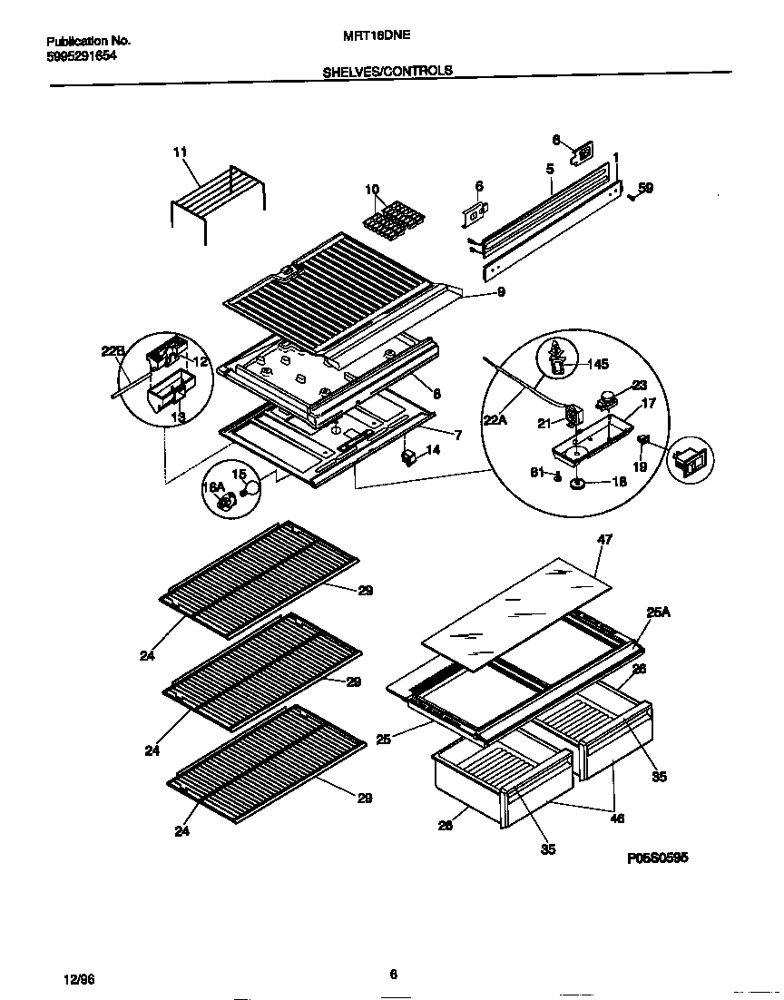 Shelves/controls