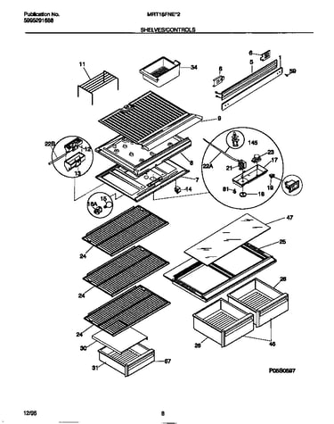 Shelves/controls