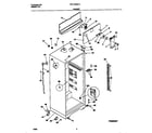 Frigidaire FRT16RSCW4 cabinet diagram