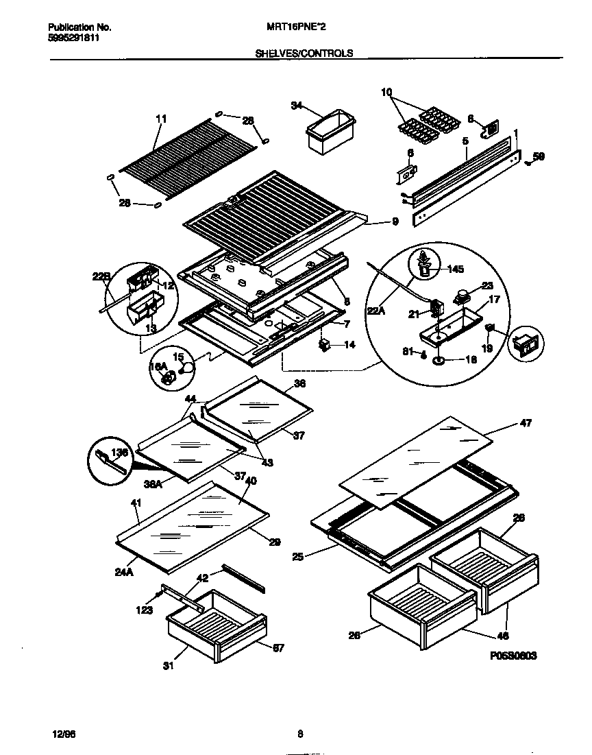 Shelves/controls