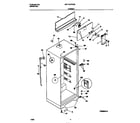 Universal/Multiflex (Frigidaire) MRT15CPEW2 cabinet diagram