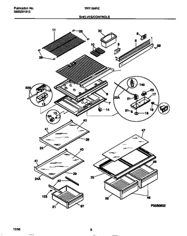 Shelves/controls