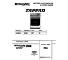 Tappan TEF354BCDD cover diagram