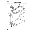 Universal/Multiflex (Frigidaire) MFC07M3FW0 cabinet/control/shelves diagram