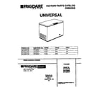Universal/Multiflex (Frigidaire) MFC25M4FW0 cover diagram