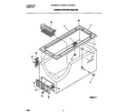 Universal/Multiflex (Frigidaire) MFC25M4FW0 cabinet/control/shelves diagram