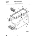 Universal/Multiflex (Frigidaire) MFC20M4FW0 cabinet/control/shelves diagram