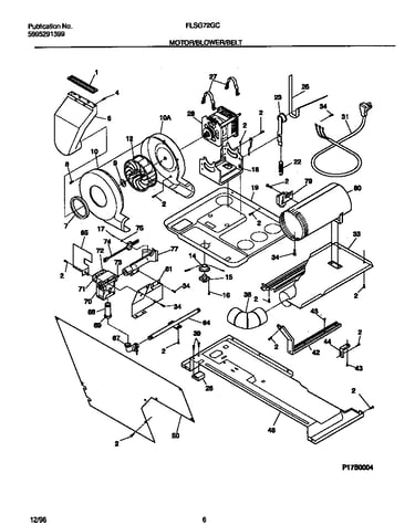 Motor/blower/belt