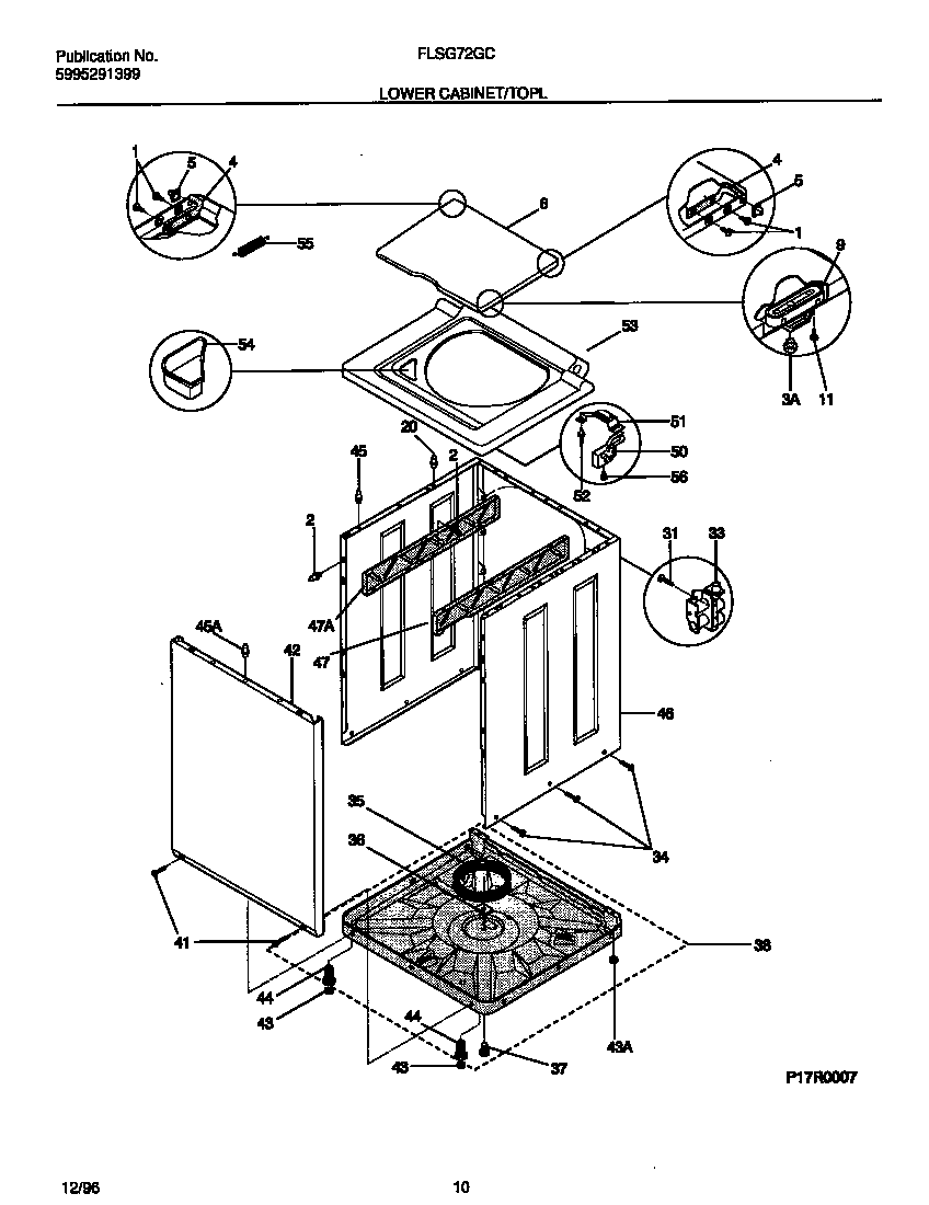 Lower cabinet/top