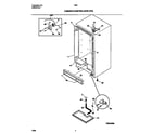 Universal/Multiflex (Frigidaire) MFU14M2FW0 cabinet/control/shelves diagram