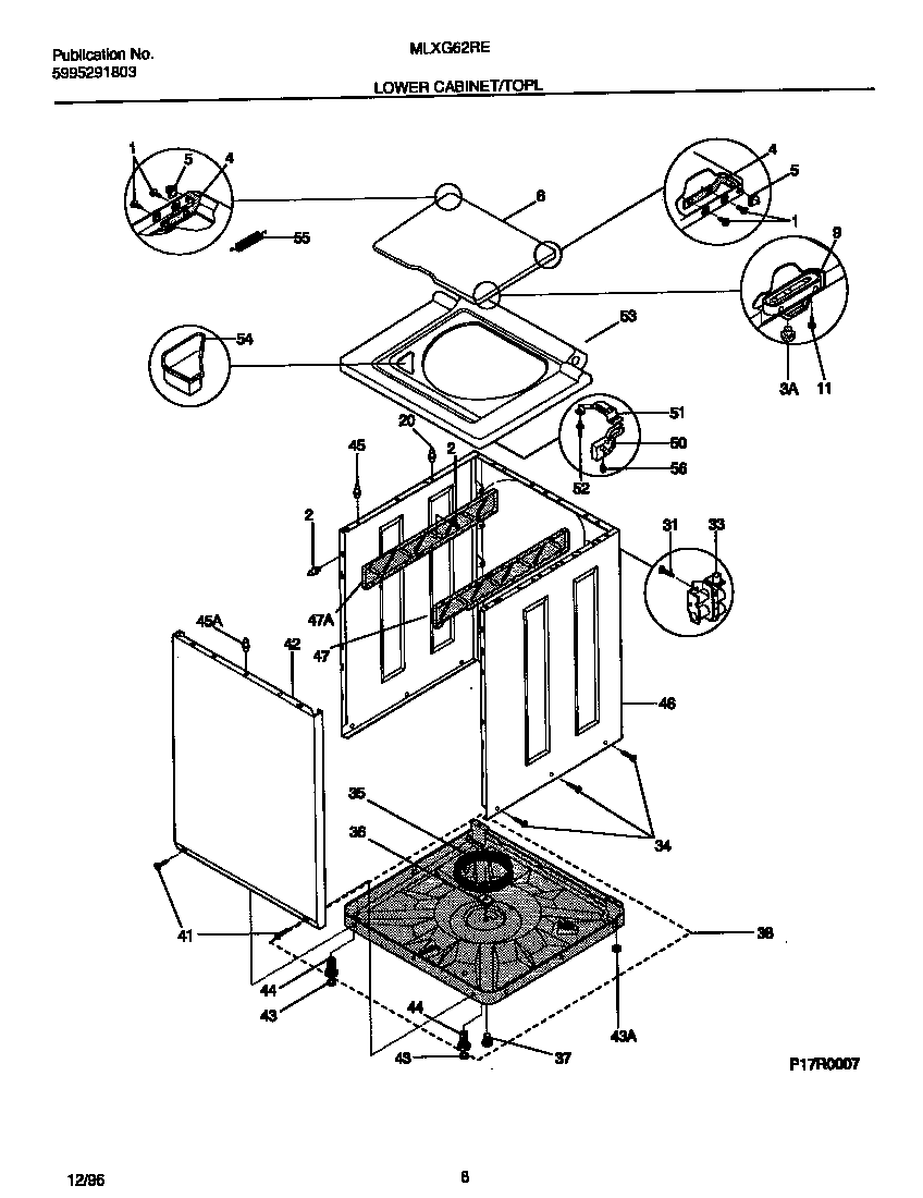 Lower cabinet/top