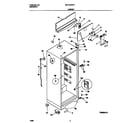 Universal/Multiflex (Frigidaire) MRT15CNED3 cabinet diagram