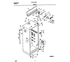 Universal/Multiflex (Frigidaire) MRT15CPEW3 cabinet diagram