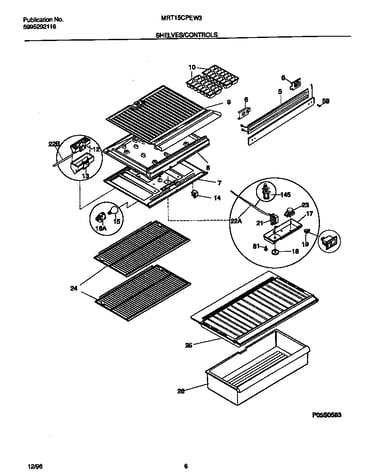 Shelves/controls
