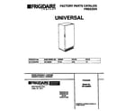 Universal/Multiflex (Frigidaire) MFC05M0BW3 cover diagram