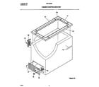 Universal/Multiflex (Frigidaire) MFC05M0BW3 cabinet/control/shelves diagram